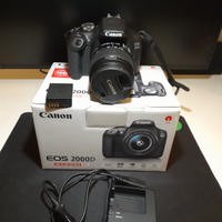 Canon EOS 2000D + obbiettivo EF-S 18-55 mm