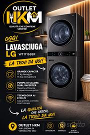 Lavatrice e asciugatrice LG 17 kg e 16 kg