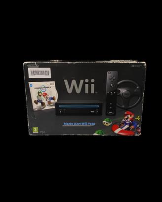 Nintendo Wii Nera Boxata e Completa edizione Mario