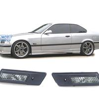 FRECCIE LATERALI BMW E36 90-96 VETRO CHIARO NERO