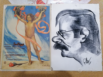 Manifesto inaugurazione monumento di Garibaldi