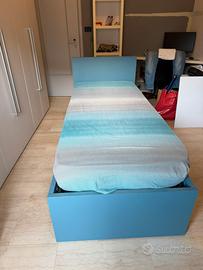 Letto ad una Piazza piu’ materasso, marca Tumidei