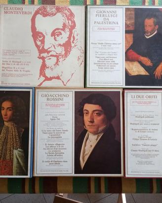 Lotto cofanetti ERI lp e libro musica classica