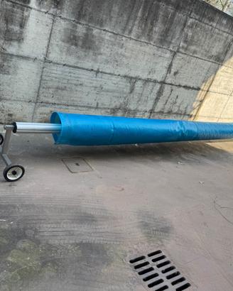 Rullo più telo termico per piscina