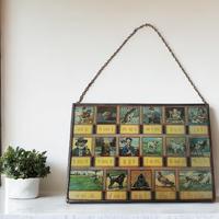 Quadro alfabeto abbecedario vintage olandese