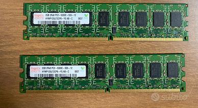 2 Banchi Ram Hynix per Server 2gb x2