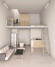 Appartamento ristrutturato soppalcato ben arredato