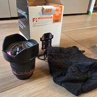 Samyang 14mm f2.8 attacco Nikon