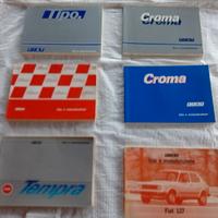 6 x Uso Manutenzione FIAT Croma 127 Ritmo Tipo Tem
