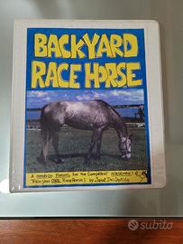 Manuale equitazione originale U.S.A BackYard Race 
