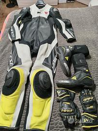 tuta Dainese tg 52 guanti stivali 