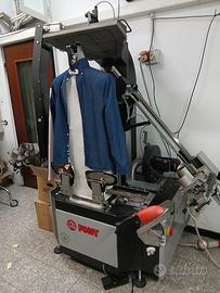 manichino stira camice elettrico per lavanderie