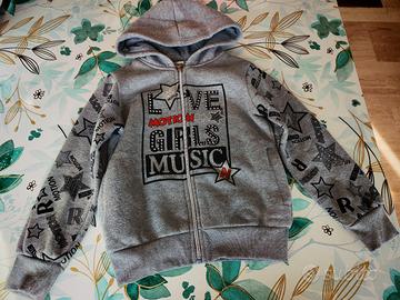 Felpa Bouny Baby 6anni grigia 