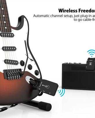 Trasmettitore Wireless per chitarra o basso