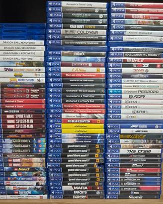 100 giochi ps4 PS5 VARI GENERI Gta5, minecraft 