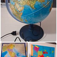 Mappamondo, puzzle Italia e Europa