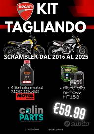 KIT TAGLIANDO DUCATI SCRAMBLER T.T. OLIO MOTUL