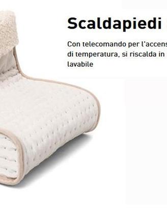 scaldapiedi elettrico con 3 livelli di temperatura