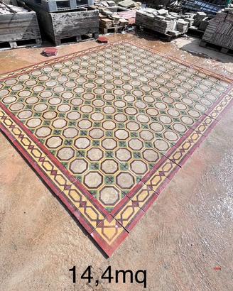 Cementine stile liberty