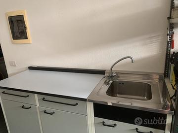 Mobile  lavello lab. Odonto in acciaio ERGO 3