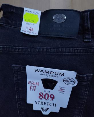 Jeans Wampum Gold Series 809 Stretch Tg.46