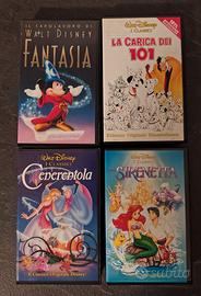 Lotto 4 VHS Originali Disney "I Classici"