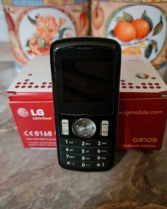 LG GB108 cellulare vintage funzionante nero