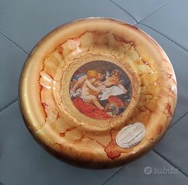 Centrotavola svuotatasche dorato vetro di Murano