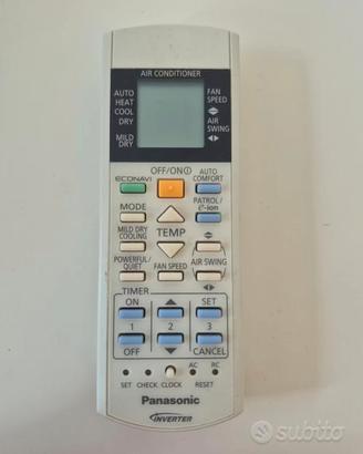 Telecomando condizionatore Panasonic A75C3704