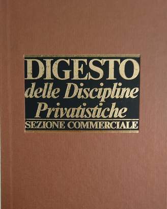 Digesto discipline privatistiche - Commerciale