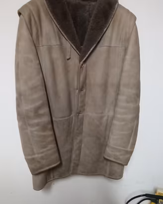 Montone Shearling originale da uomo taglia 50-52
