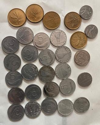 31 monete varie in Lire leggi dettagli