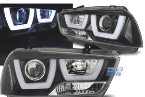 FARI PER DODGE CHARGER 11-15 A LED NERI
