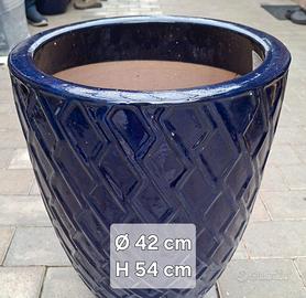 Vasi di terracotta smaltati