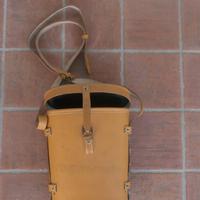 French army - bino leather case w/ straps