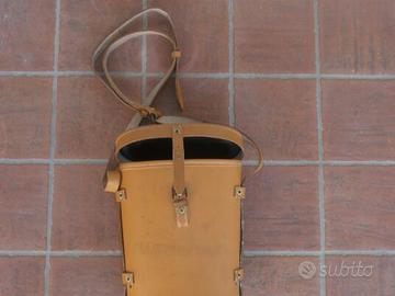 French army - bino leather case w/ straps