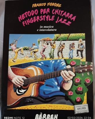 Metodo per chitarra fingerstyle jazz Franco Morone