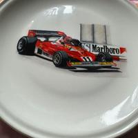Piatto da collezione anni ‘80 Niki Lauda