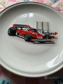 Piatto da collezione anni ‘80 Niki Lauda