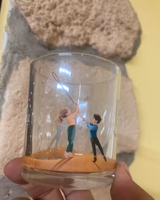 Bicchieri in vetro collezione Pan di Stelle