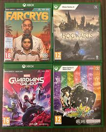 4 giochi xbox series x singoli o blocco Hogwarts