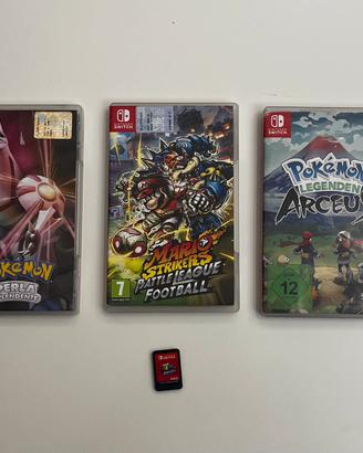 Pokemon e mario switch