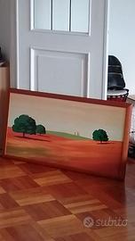 Serigrafia firmata Giò Mondelli - Paesaggio