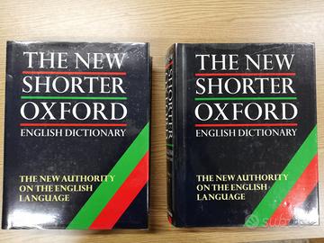 The New Shorter Oxford - English Dictionary 
