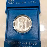 500 lire argento 1982 _ giuseppe garibaldi