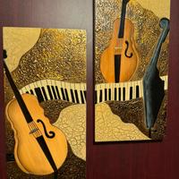 Coppia di quadri decorativi