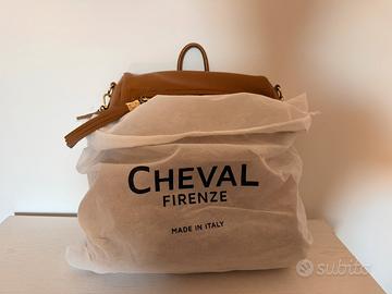 Borsa-zaino  vera pelle CHEVAL Firenze