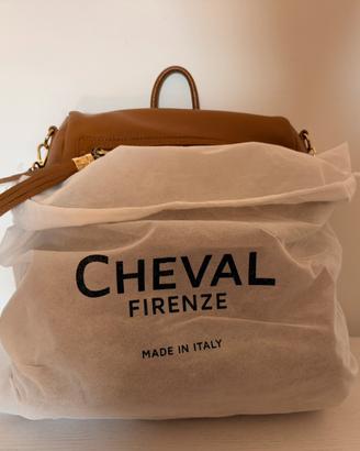 Borsa-zaino  vera pelle CHEVAL Firenze