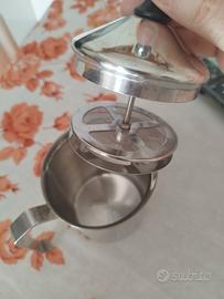Nuovo Montalatte in Acciaio inox, mai usato.  moka