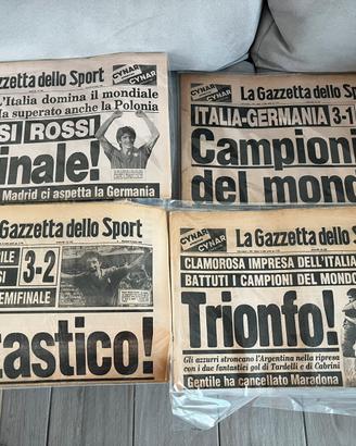 Gazzetta dello Sport 1982 mondiali